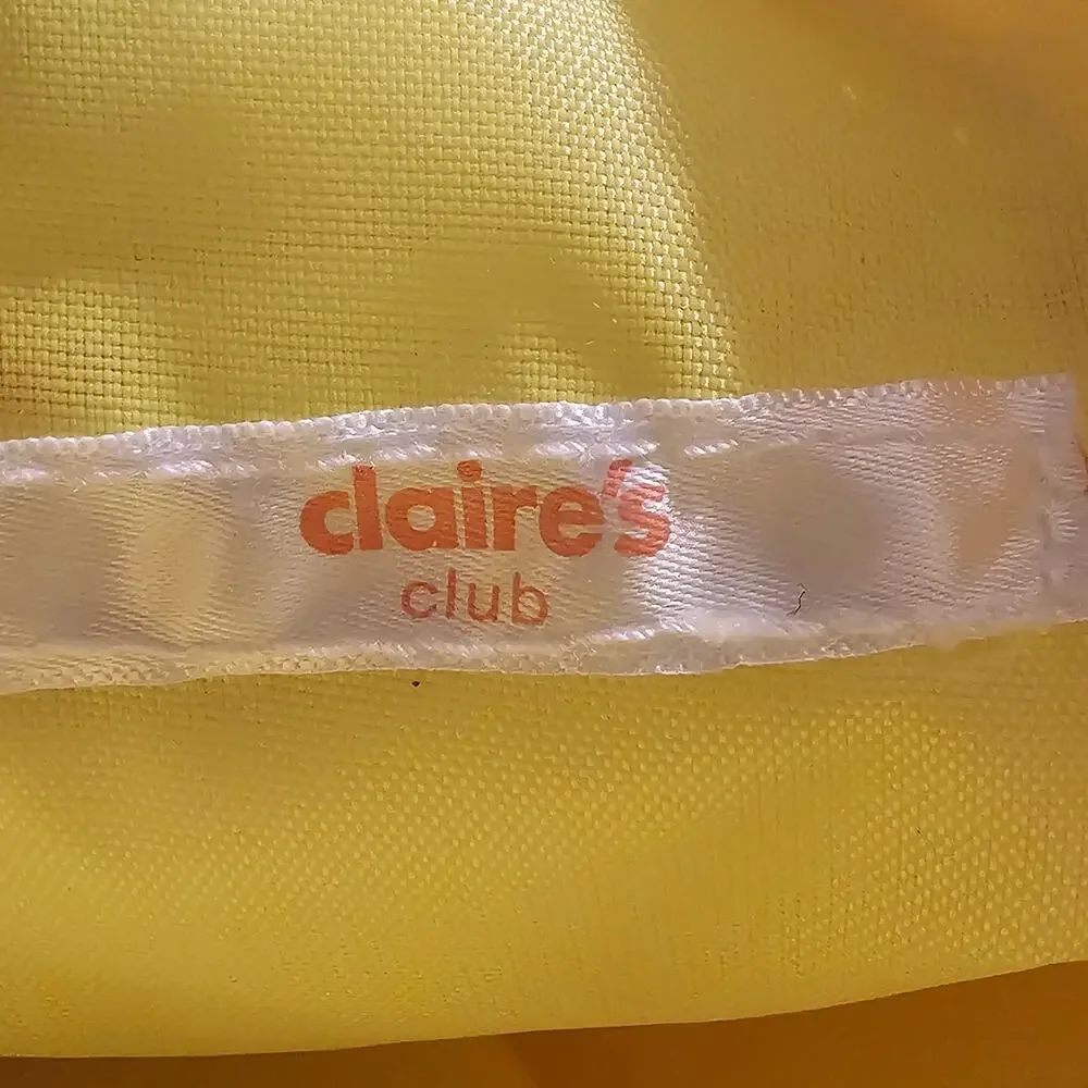 Claires Club Mini Backpack for Girls, Pink Yellow Teal
